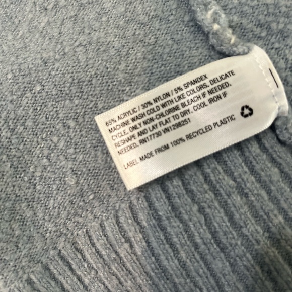 A NEW DAY SOFT STRIPED COLOR BLOCK LONG CARDIGAN SWEATER SIZE XS - Picture 9 of 10